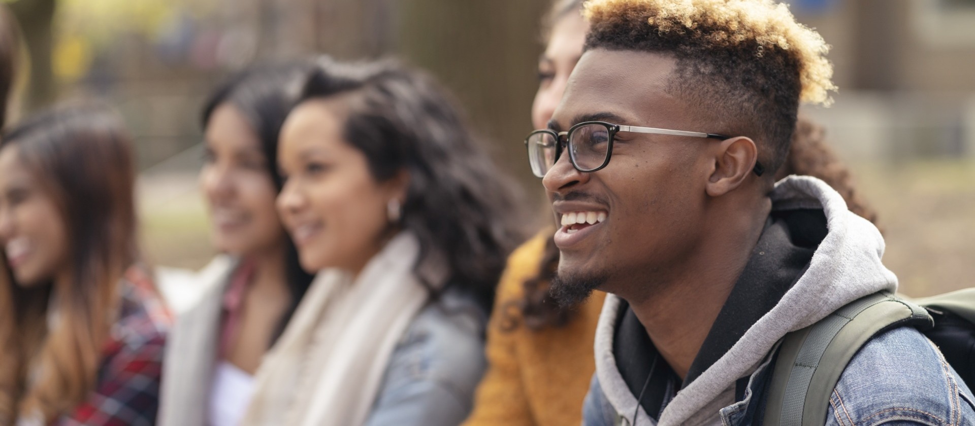 Group of Black college students