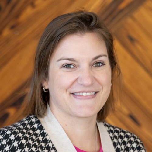 Kate Hopkins smiling at the camera